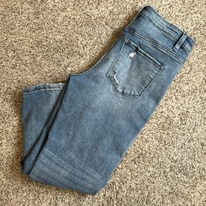 VERVET Afternoon Light Crop Straight Leg Jeans